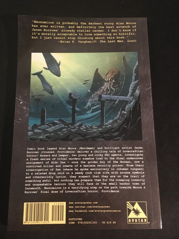 NEONOMICON by Alan Moore, Trade Paperback