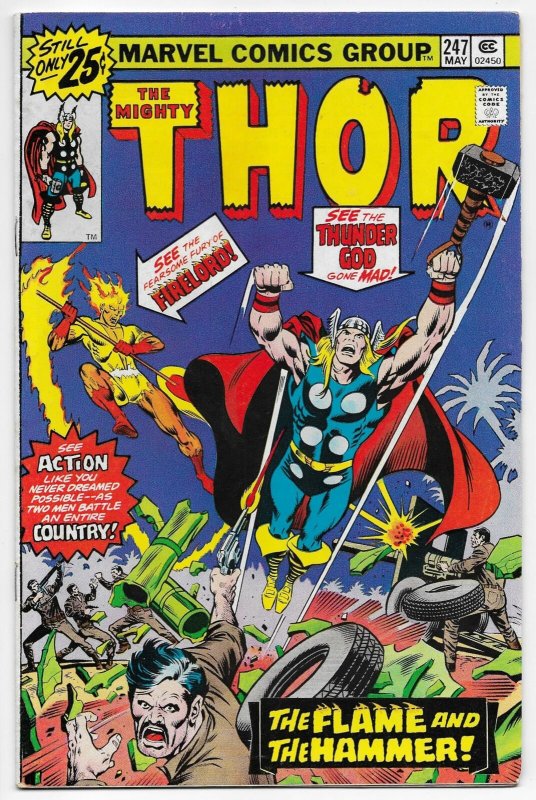 Mighty Thor #247 Firelord | John Buscema Art (Marvel, 1976) VG/FN