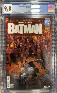 (2025) ABSOLUTE BATMAN ANNUAL #1 Variant Cover “A” CGC 9.8 IN STOCK NOW!