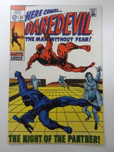 Daredevil #52 (1969) Starring The Black Panther! Beautiful VF- Condition!!