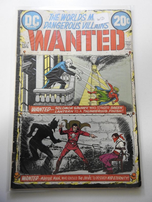 Wanted, The World's Most Dangerous Villains #4 (1972)