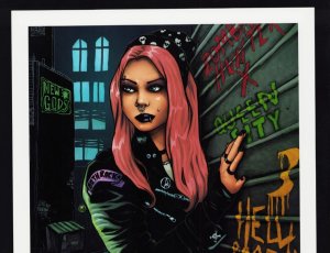 RAZOR By Everette Hartsoe. SIGNED 11 x 17 Print