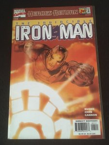 IRON MAN #1 Sunburst Variant, VFNM Condition