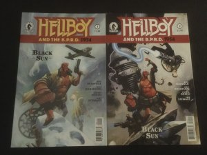 HELLBOY AND THE BPRD: 1954 - BLACK SUN #1, 2 VF Condition