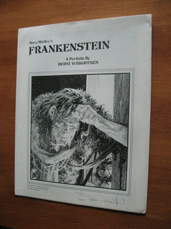 FRANKENSTEIN PORTFOLIO SIGNED BERNI WRIGHTSON 1978