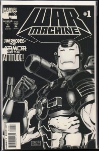 War Machine #1 Newsstand Cover (1994) War Machine
