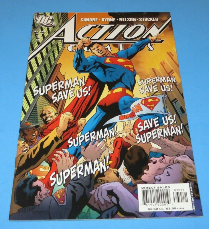 Action Comics #830 NM- DC Comic Book John Byrne Art Superman The Savior