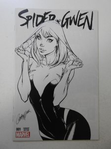 Spider-Gwen #1 Rupps World Comics B&W Cover (2015) NM Condition!