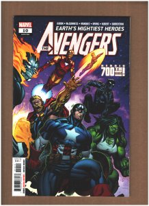 Avengers #10 Marvel Comics 2019 Jason Aaron McGuinness 700TH ISSUE NM- 9.2