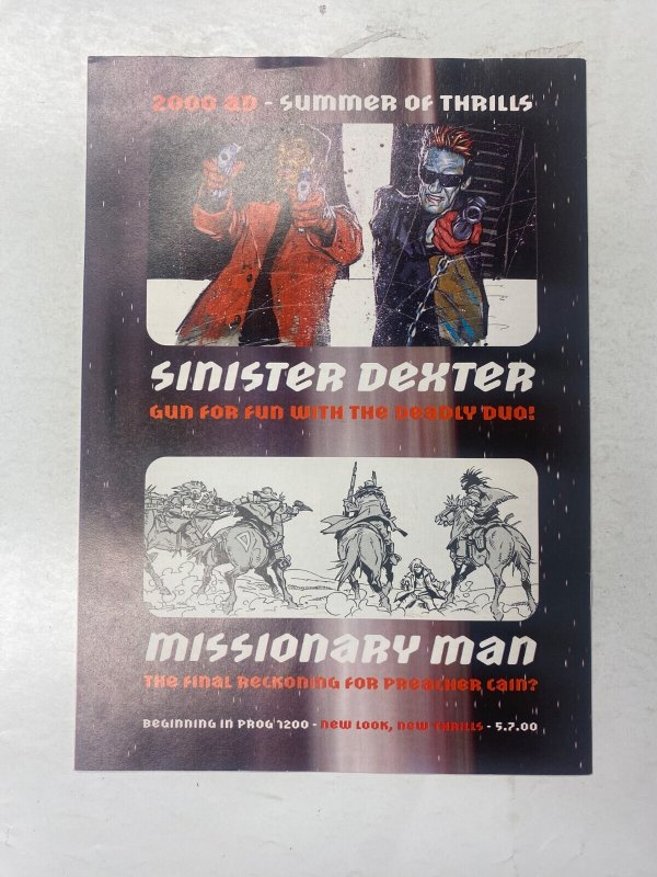 2000 AD Prog 1198 Fleetway LTD UK Comic Magazine 14 KM44