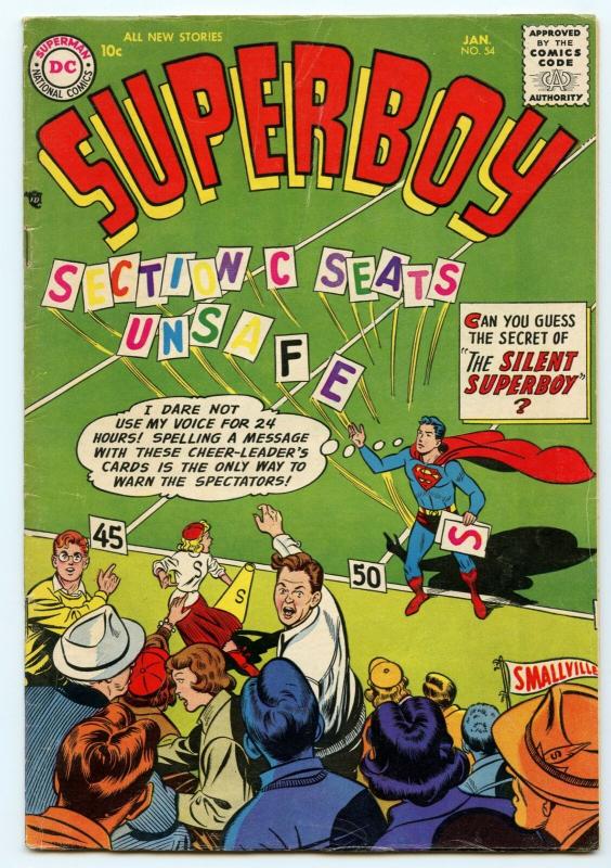 Superboy 54 Jan 1957 FI- (5.5)