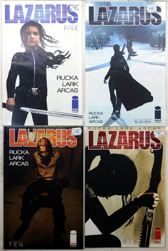 Lazarus Lot of 4 #5, 6, 10, 11 (2013) Image Comics 1st Print Comic Books