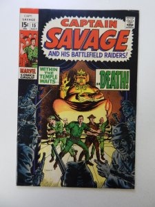 Captain Savage #15 (1969) FN condition
