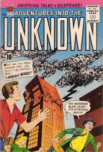 Adventures Into The Unknown #125 - Attack Of The Black Cloud - 1961 (7.0) WH