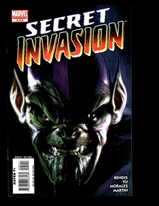 8 Secret Invasion Marvel Comics # 1 2 3 4 5 6 7 8 RP1