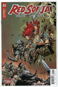 Red Sonja Birth Of A She Devil # 2 Cover B Dynamite NM
