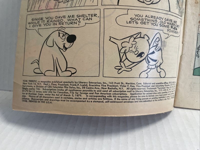 Tom Terrific #3 Terrytoons 1958 