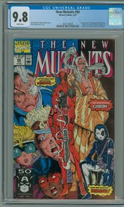New Mutants #98 CGC 9.8! 1st Appearance of Deadpool, Gideon, & Copycat!