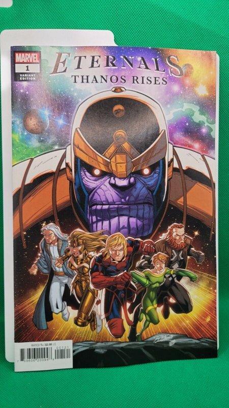 Eternals Thanos Rises #1 Origin Lim Variant Marvel Comic 1st Print 2021 NM