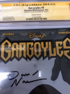Gargoyles (2023) # 9 (CGC 9.8 SS) signed Nakayama • Census = 1 • Variant Cover H