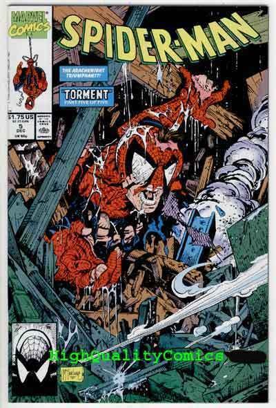 SPIDER-MAN #5, NM+, Todd McFarlane, 1990, Lizard, Torment, more in store
