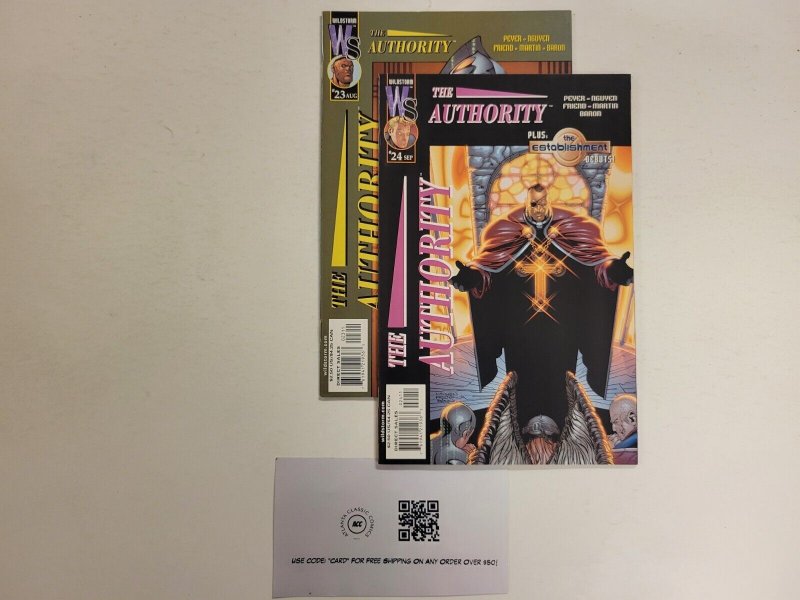 2 The Authority Wildstorm Comic Books #23 24 30 TJ9
