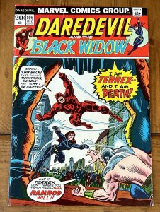 Daredevil And The Black Widow #106 Fine+ Moondragon Terrex Ramrod 1973 Marvel
