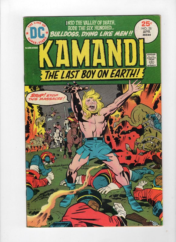 Kamandi, The Last Boy on Earth #28 (Apr 1975, DC) - Fine/Very Fine 