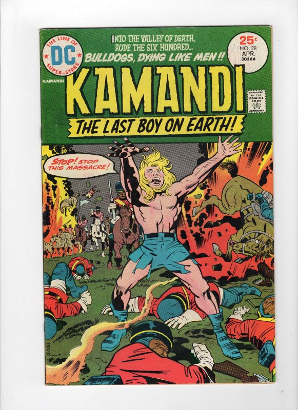 Kamandi, The Last Boy on Earth #28 (Apr 1975, DC) - Fine/Very Fine