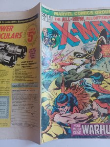 X-Men #95 - 3rd appearance new  X-Men - Death Thunderbird - 1975 - VG