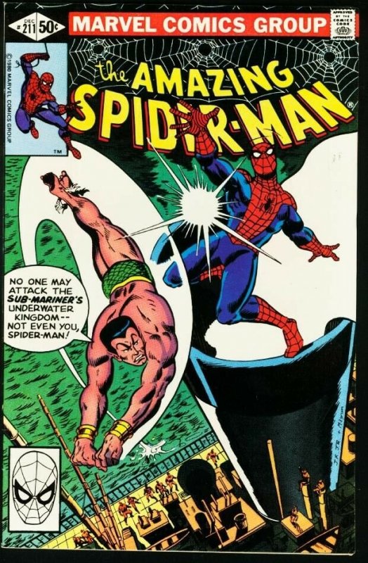 AMAZING SPIDER-MAN #211-1980-MARVEL VF