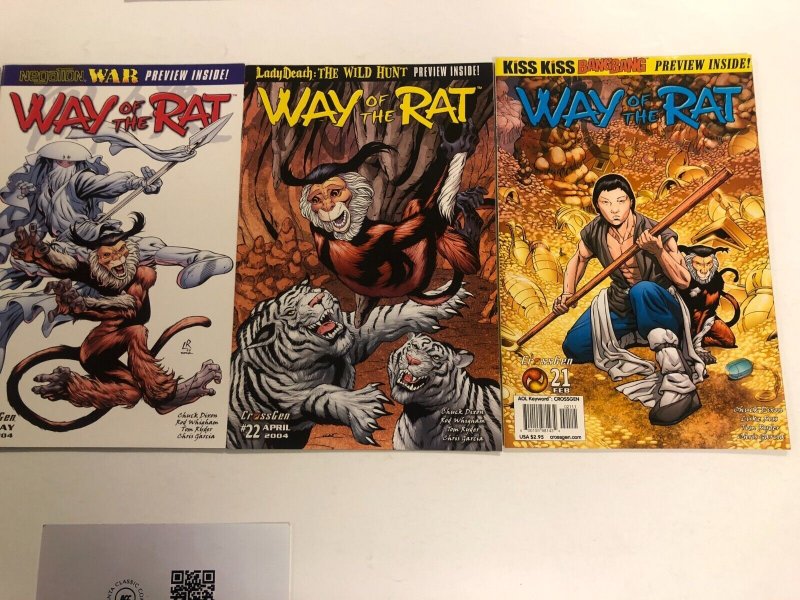 4 Way of the Rat CrossGen Comics #21 22 23 24 Dixon 105 JW4