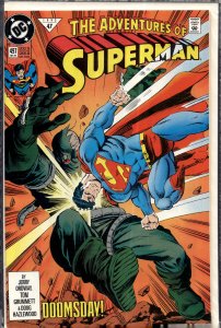Adventures of Superman #497 (1992) Superman