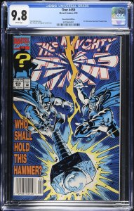 Thor #459 (2/93) Graded CGC 9.8 Newsstand Edition