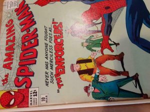 AMAZING SPIDER-MAN 10, VF+, Steve Ditko,1st Big Man, 1963, more ASM in store