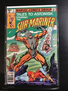 TALES TO ASTONISH STARRING THE SUB-MARINER #5     MARVEL COMICS