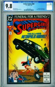 ACTION #685 CGC 9.8 Supergirl Action Comics #1 homage-2020819016