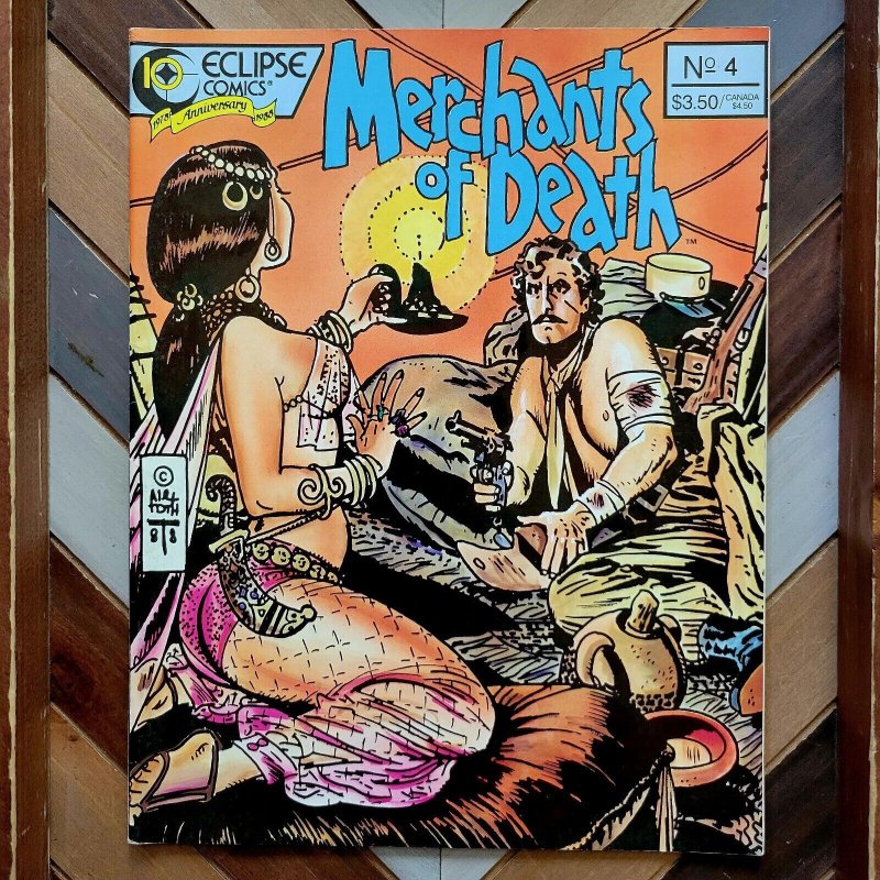 Merchants Of Death #2 & 4 VF (Eclipse 1988) EARLY BUSIEK! Custom Bundle/Set Of 2