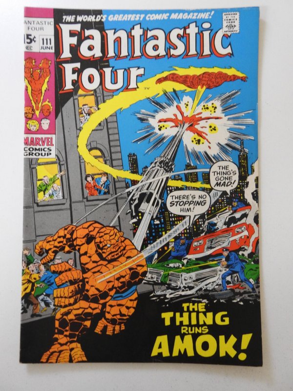 Fantastic Four #111 (1971) VF Condition