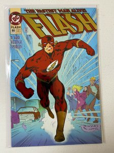 Flash #80 gold foil cover 8.0 VF (1993 2nd series)