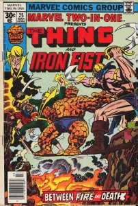 Marvel Two-in-One #25 (1977) Iron Fist