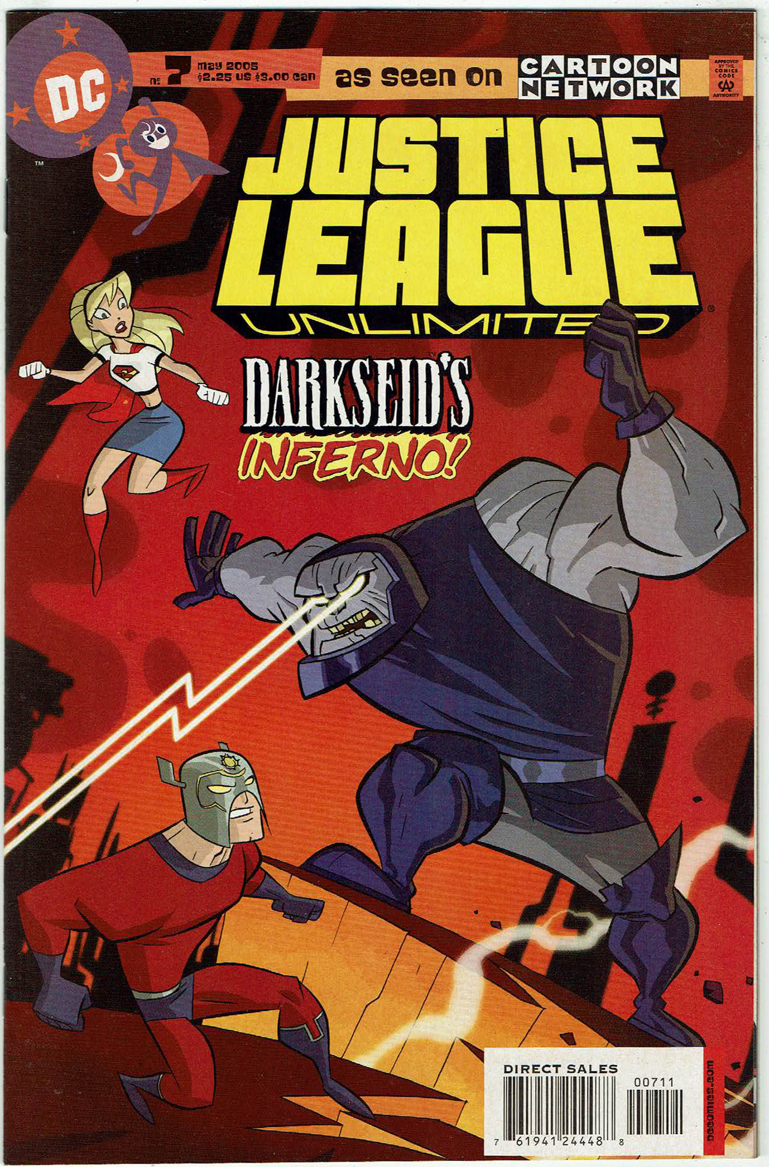Justice League Unlimited #7 Supergirl Darkseid NM | Comic Books - Modern Age, DC Comics, Supergirl, Superhero / HipComic Justice League Unlimited #7 Supergirl Darkseid NM | Comic Books - Modern Age, DC Comics, Supergirl, Superhero / HipComic