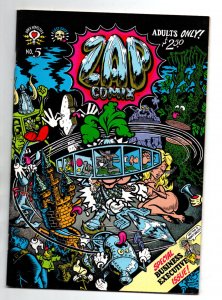 Zap Comix #5 - $2.50 cover - R Crumb - Apex - Underground - VF