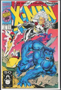 X-Men #1 Storm and Beast Cover (1991) X-Men [Key Issue]