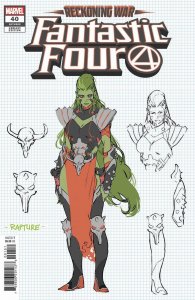 Fantastic Four #40 Silva Concept Art Var Marvel Prh Comic Book 2022