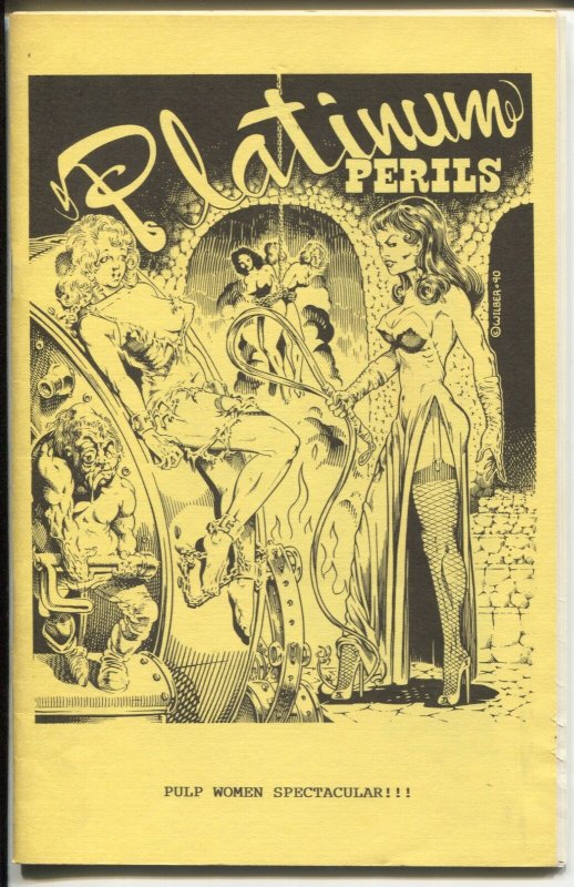 Platinum Perils #16 1990-Howard Hopkins-Pulp Women Spectacular-Ron Wilbur-GGA-VF