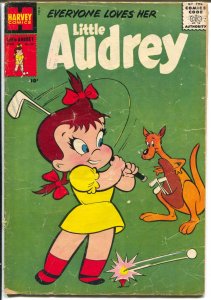 Little Audrey #48 1956-Harvey-golf cover-kangaroo-G/VG 