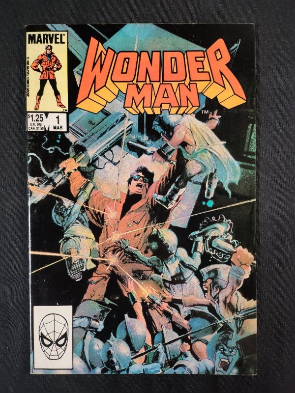 Wonder Man 3PC #1 - Bill Sienkiewicz Cover/First Solo Series (8.0/8.5) 1986