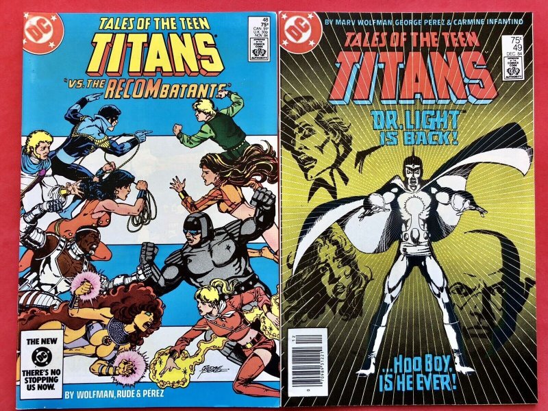 Tales of the New Teen Titans #41-43,45-51,53,54,64,78,79 + Annual #3 No #44