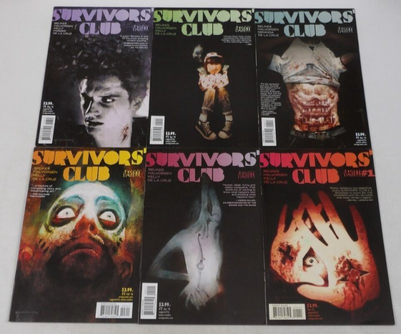Survivors' Club #1-9 VF/NM complete series Vertigo - Bill Sienkiewicz ; DC
